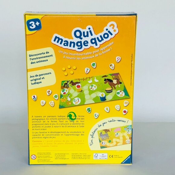 New Sealed Ravensburger Game Jeu Qui Mange Quoi? (Who eats what?) French - Picture 4 of 10